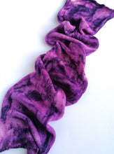 Load image into Gallery viewer, Pinks and purples on superwash merino/nylon sock yarn blank. freeshipping - Felt Fusion
