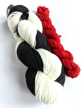 Load image into Gallery viewer, Wicked Witch self-striping sock yarn pre-order.
