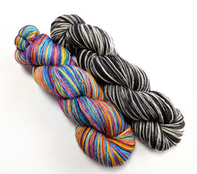Load image into Gallery viewer, Wednesday's Window on superwash merino singles - 4ply.
