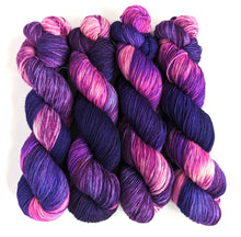 Load image into Gallery viewer, A Frankenskein colourway on superwash BFL/nylon sock yarn.

