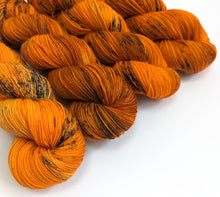 Load image into Gallery viewer, Balrog on Superwash BFL/nylon sock yarn.
