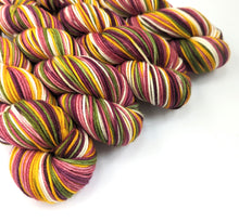 Load image into Gallery viewer, Vintage Christmas on superwash merino worsted/aran (Rios).
