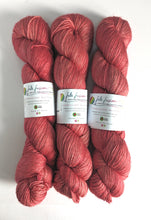 Load image into Gallery viewer, Reds on baby camel/silk 4ply/fingering weight yarn.
