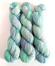Load image into Gallery viewer, Sea Foam on superwash merino/nylon sock yarn.
