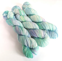 Load image into Gallery viewer, Sea Foam on superwash merino/nylon sock yarn.
