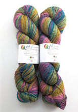 Load image into Gallery viewer, Spring Bouquet on yak sock yarn.
