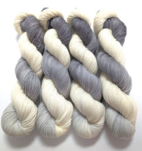 Load image into Gallery viewer, Gandalf on superwash Merino/nylon sock yarn.
