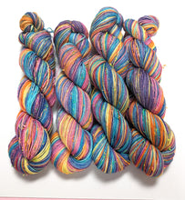 Load image into Gallery viewer, Wednesday and Enid, on superwash merino/neon neps 4ply/fingering weight - choose a colour!

