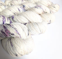 Load image into Gallery viewer, Gothic Speckles on extra fine merino/silk lace weight.
