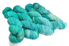 Load image into Gallery viewer, Curative Colours on cormo/silk 4ply/fingering weight.
