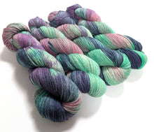 Load image into Gallery viewer, Curative Colours on cormo/silk 4ply/fingering weight.
