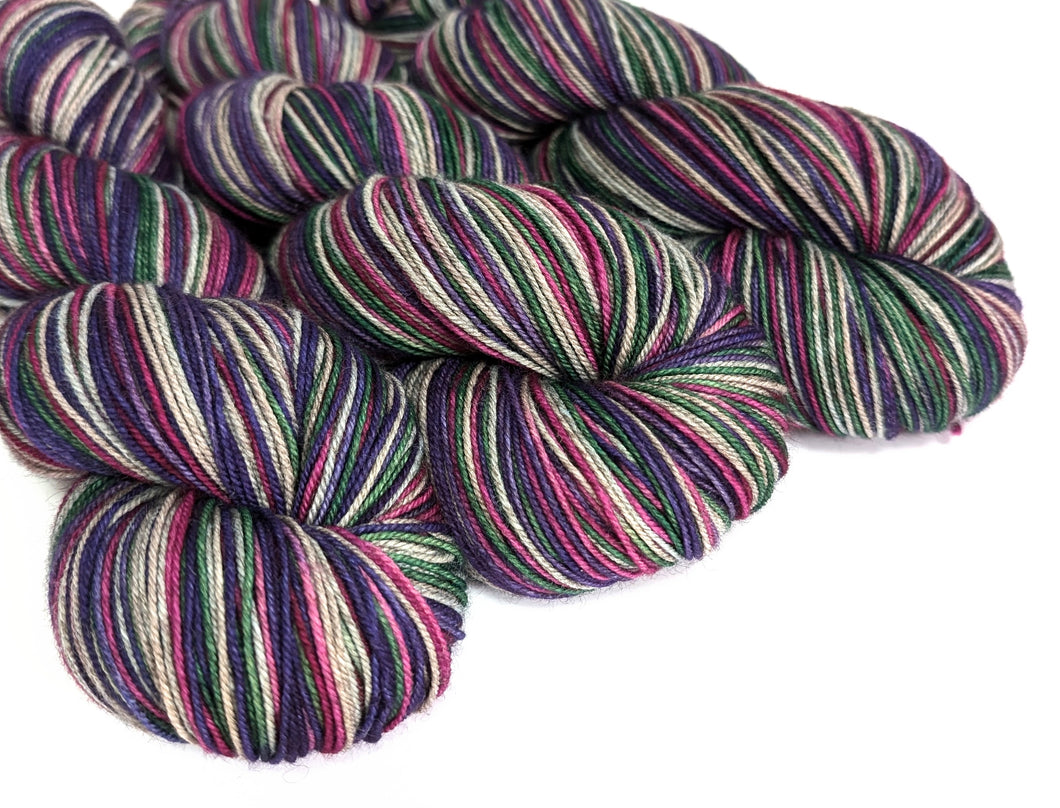 Ashputtel on superwash merino/yak/nylon sock yarn.