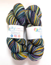 Load image into Gallery viewer, Hansel &amp; Gretel, hand dyed on Exmoor sock yarn.
