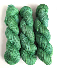 Load image into Gallery viewer, Greens on cormo/silk 4ply/fingering weight.
