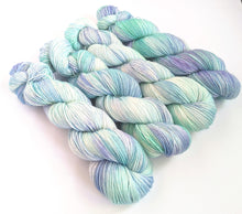 Load image into Gallery viewer, Sea Foam on superwash BFL/nylon sock yarn.
