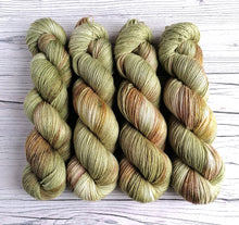 Load image into Gallery viewer, Fearn (Alder) on a choice of yarn bases.
