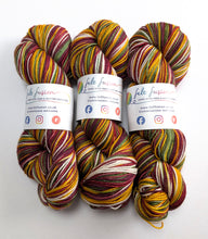 Load image into Gallery viewer, Three skeins of multicolored yarn with &#39;Felt Fusion&#39; labels on a white background
