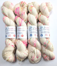 Load image into Gallery viewer, Four skeins of multicolored yarn with &#39;Felt Fusion&#39; labels on a white background
