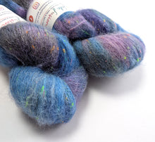 Load image into Gallery viewer, Nurple neon neps fluff 4ply/fingering weight
