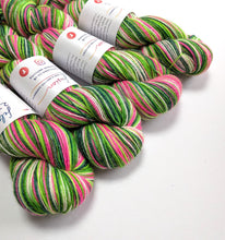 Load image into Gallery viewer, Whoville on 100% llama 4ply/fingering weight yarn.
