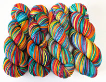 Load image into Gallery viewer, Rainbow on superwash merino worsted (Rios).
