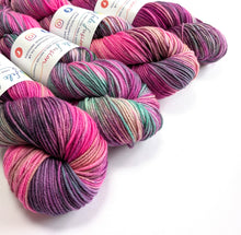 Load image into Gallery viewer, Frankenskein on superwash Merino crazy 8 DK.
