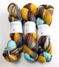 Load image into Gallery viewer, Privateer on superwash merino/cashmere/nylon aran weight yarn.

