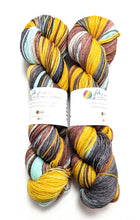 Load image into Gallery viewer, Privateer on superwash BFL/nylon sock yarn.
