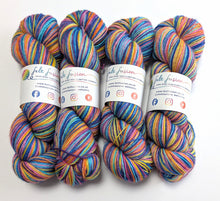 Load image into Gallery viewer, Enid on superwash BFL/nylon sock yarn.
