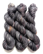 Load image into Gallery viewer, Fast Car on superwash merino/silk DK.
