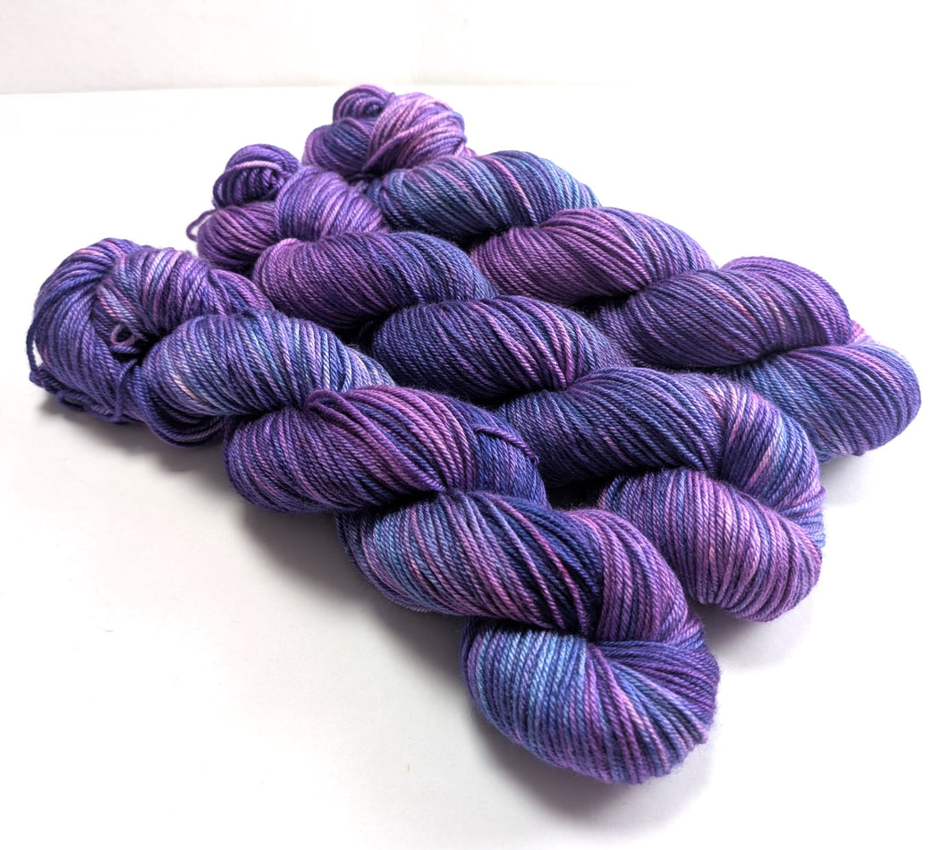 Frankenskein on superwash merino/silk DK.