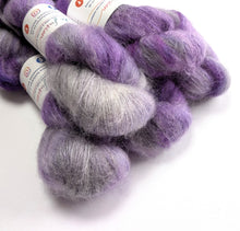 Load image into Gallery viewer, Grurple kid mohair/silk laceweight yarn - 50g
