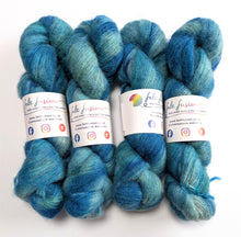 Load image into Gallery viewer, At Sea on a baby alpaca/merino/yak/silk laceweight yarn - 50g
