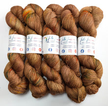 Load image into Gallery viewer, Radagast on baby camel/silk 4ply/fingering weight yarn.
