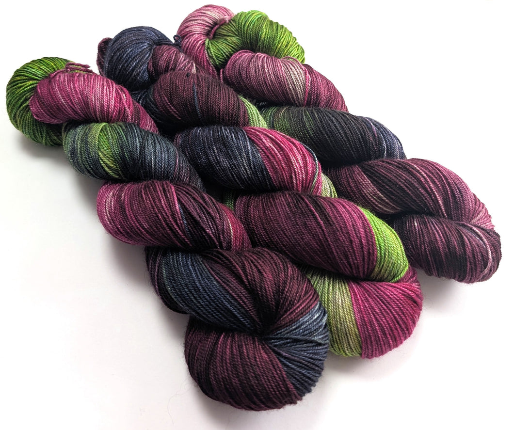Run To You on superwash merino/silk/yak 4ply.