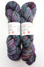 Load image into Gallery viewer, It'll Be Reyt on high twist superwash merino/nylon "Zebra" sock yarn.

