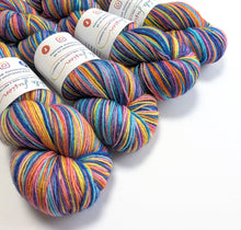 Load image into Gallery viewer, Enid on superwash BFL/nylon sock yarn.

