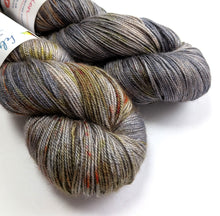 Load image into Gallery viewer, Mordor, on baby camel/silk 4ply/fingering weight yarn.
