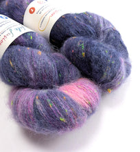 Load image into Gallery viewer, Pinkle neon neps fluff 4ply/fingering weight
