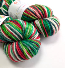 Load image into Gallery viewer, Multicolored yarn skeins on a white background
