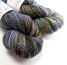 Load image into Gallery viewer, Two skeins of multicolored yarn on a white background
