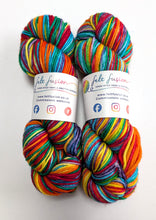 Load image into Gallery viewer, Rainbow on superwash merino worsted/aran (Rios).
