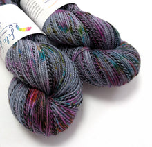 Load image into Gallery viewer, It'll Be Reyt on high twist superwash merino/nylon "Zebra" sock yarn.
