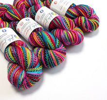 Load image into Gallery viewer, Play That Sax on superwash merino/nylon 'zebra' DK.
