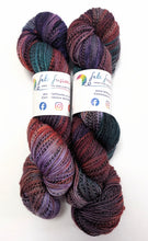 Load image into Gallery viewer, Frankenskein on high twist superwash merino/nylon "Zebra" sock yarn.
