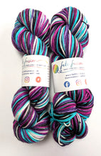Load image into Gallery viewer, Teen Spirit on superwash merino/nylon/sparkle DK.
