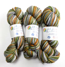 Load image into Gallery viewer, Gruff on superwash merino/cashmere/nylon aran weight yarn.
