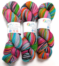 Load image into Gallery viewer, Hair Up! hand dyed on Exmoor sock yarn.
