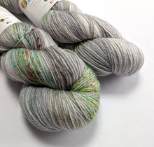 Load image into Gallery viewer, Zombie on superwash merino/bamboo 4ply/fingering weight.
