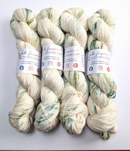 Load image into Gallery viewer, Simbelmyne on 100% llama 4ply/fingering weight yarn.
